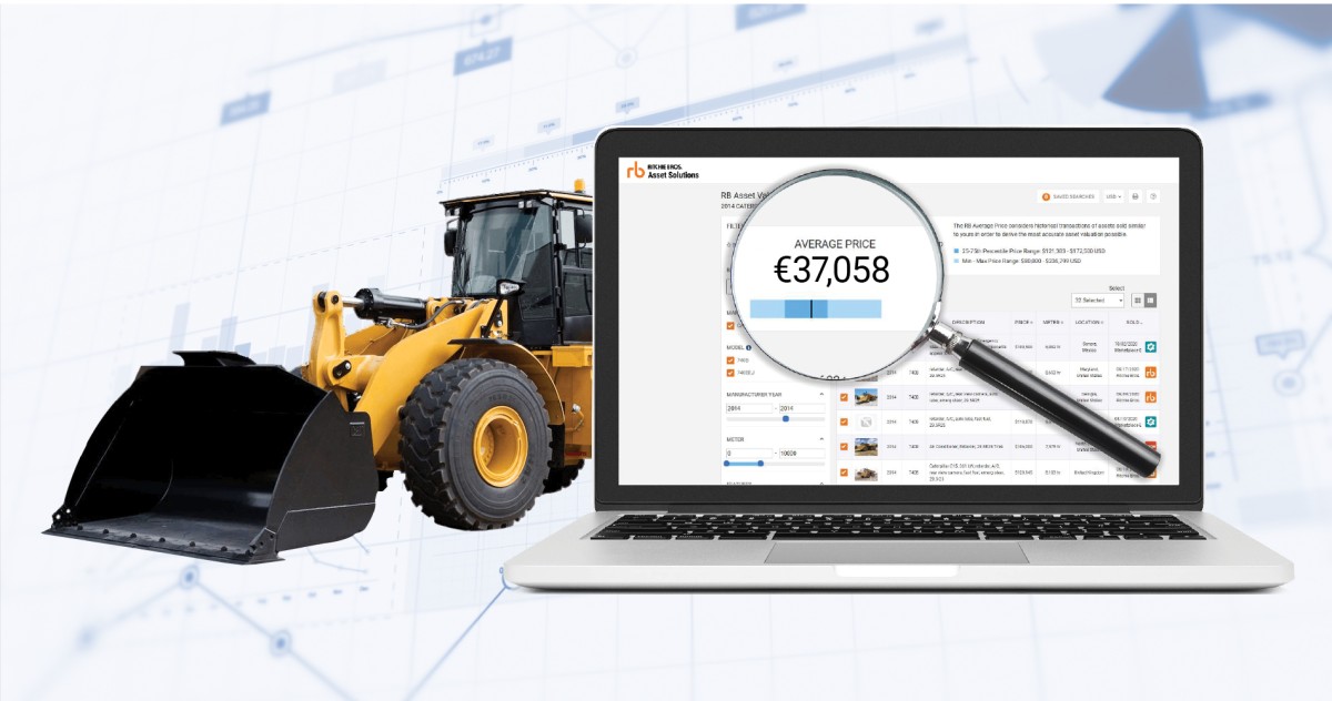 Ritchie Bros: New Asset Valuator tool for construction equipment