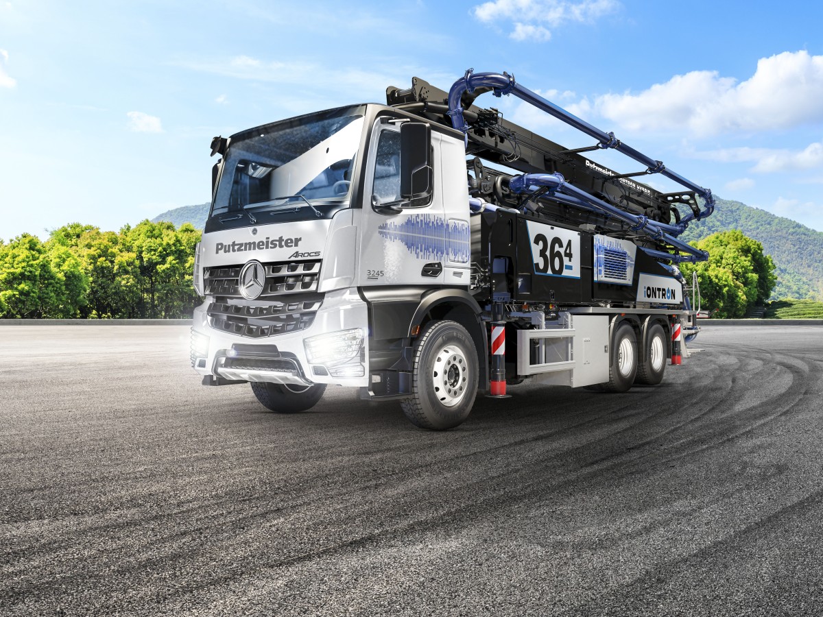Putzmeister launches the first zero-emissions truck-mounted concrete pump