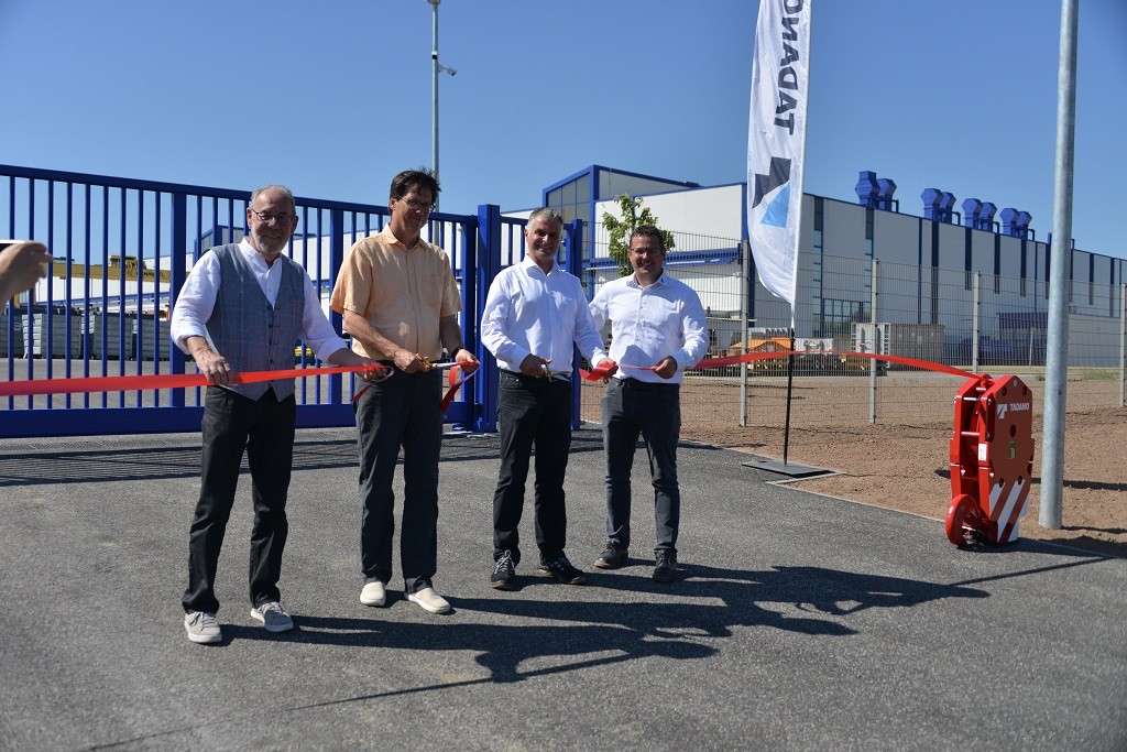 Tadano formally opens new access route to Wallerscheid plant