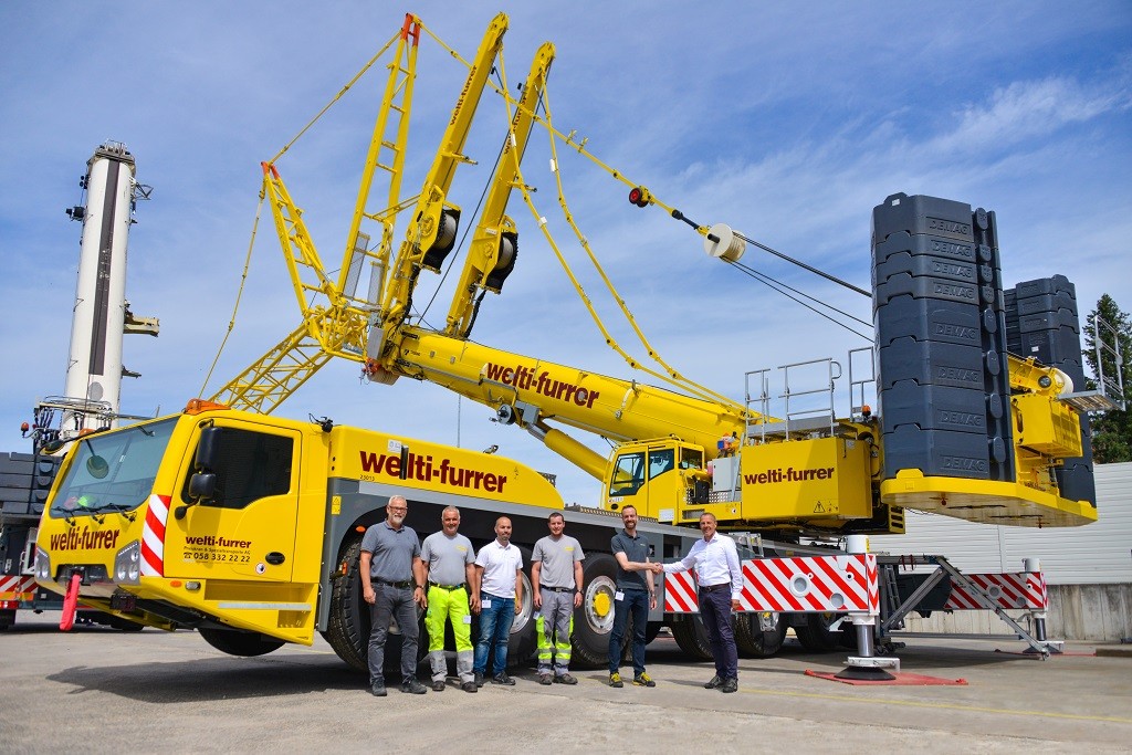 New Tadano AC 7.450-1 all terrain crane for Welti-Furrer