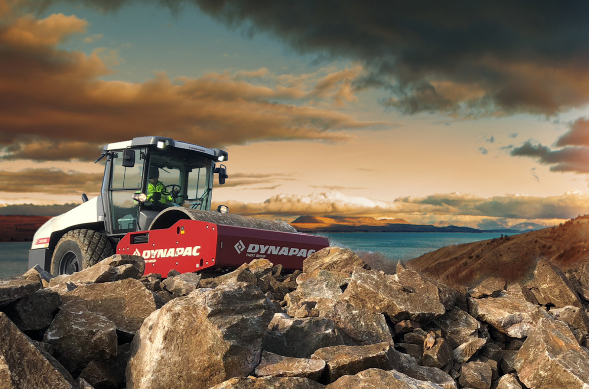 The new Dynapac CA3500D SEISMIC Soil Roller