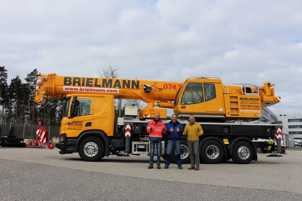 New Tadano HK 4.070-1 truck-mounted crane for Brielmann