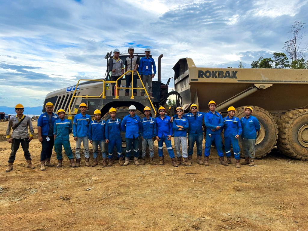 Rokbak RA40s excelling at Indonesian nickel mine