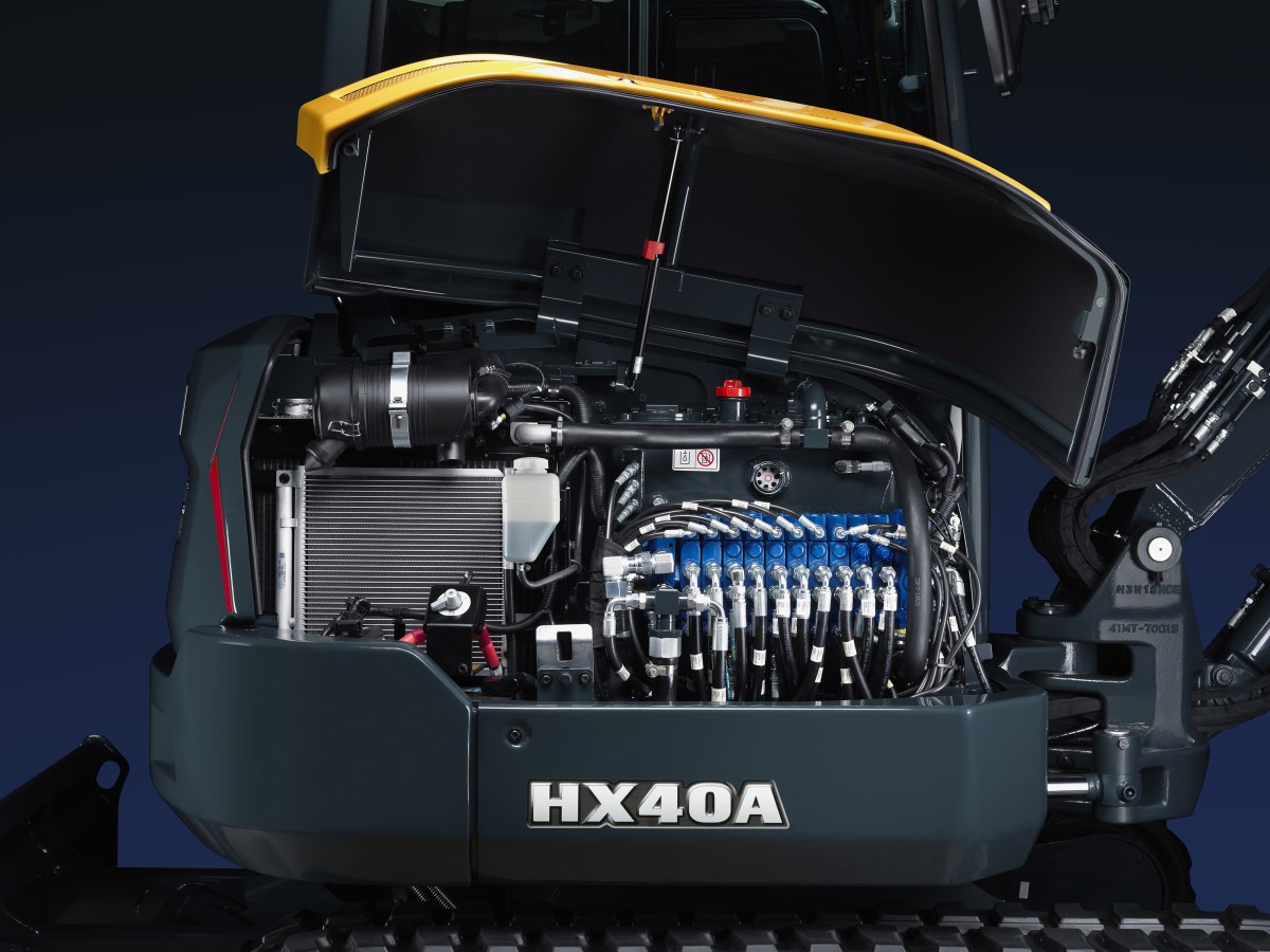 HY Hyundai lancia i nuovi miniescavatori HX Serie A