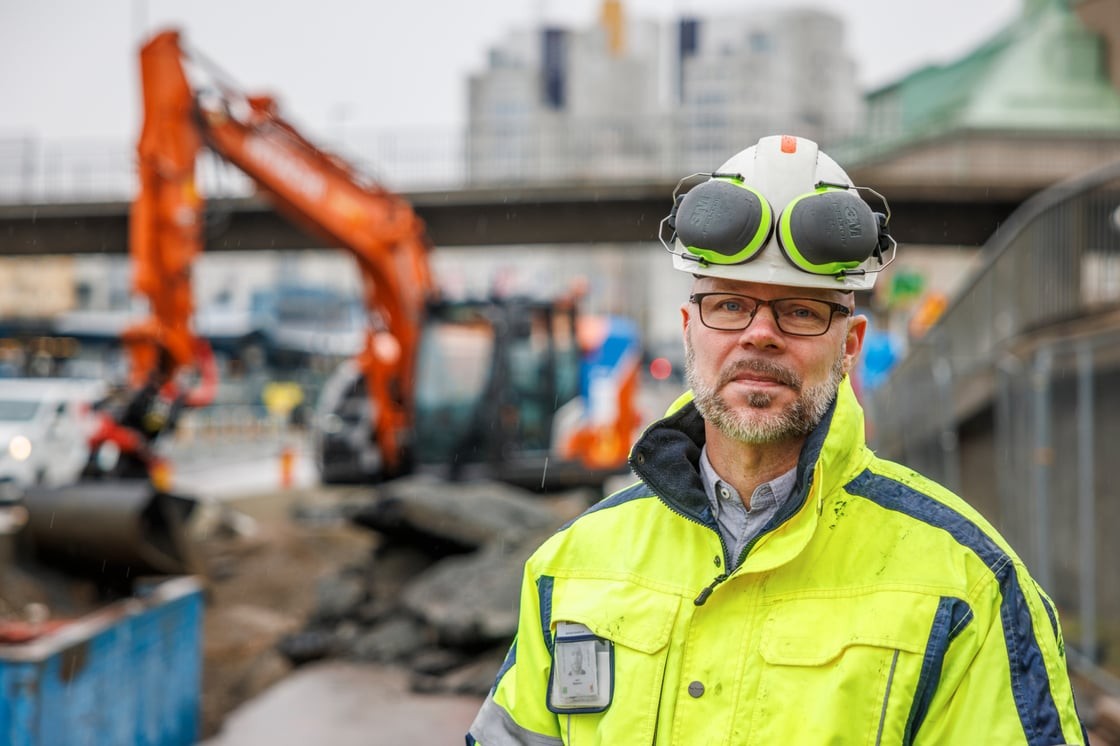L'escavatore elettrico Hitachi ZE135 protagonista a Stoccolma