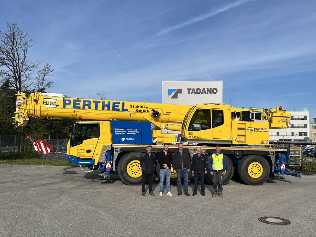 Perthel Stahlbau puts Tadano AC 4.070l-1 all terrain crane into service