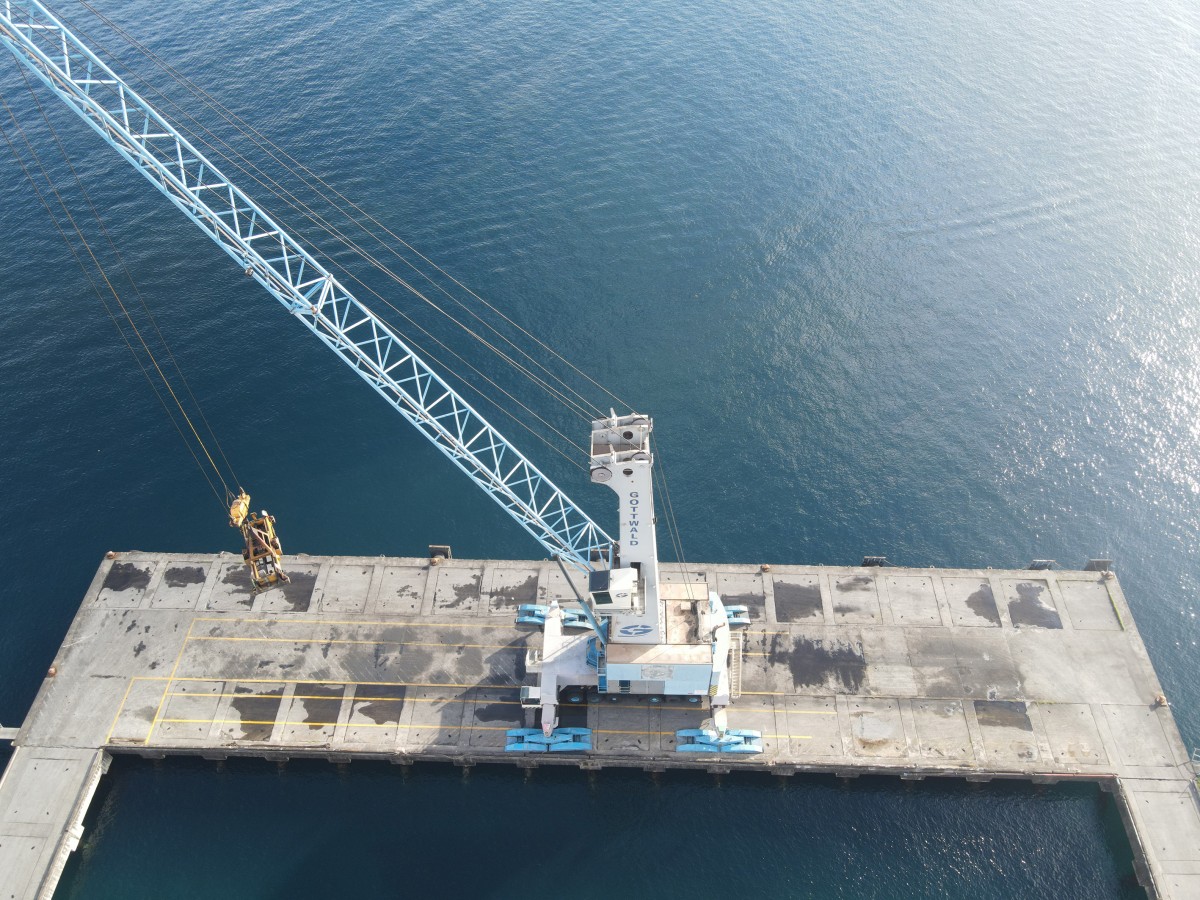 Caribbean port extends capacity with Konecranes Gottwald Generation 6 Mobile Harbor Crane