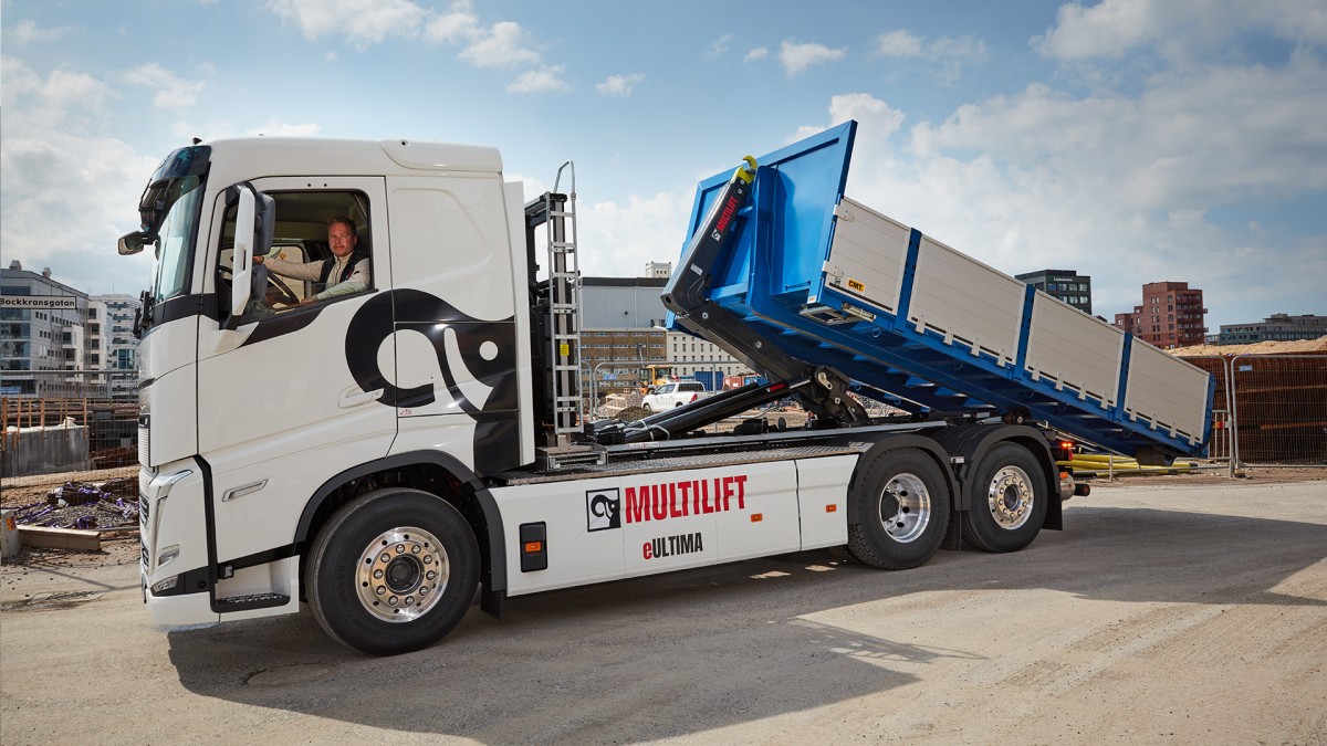 Hiab launches the Multilift eUltima