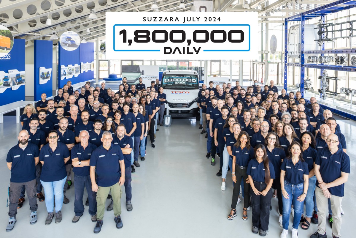 IVECO celebra il 1.800.000° Daily prodotto a Suzzara