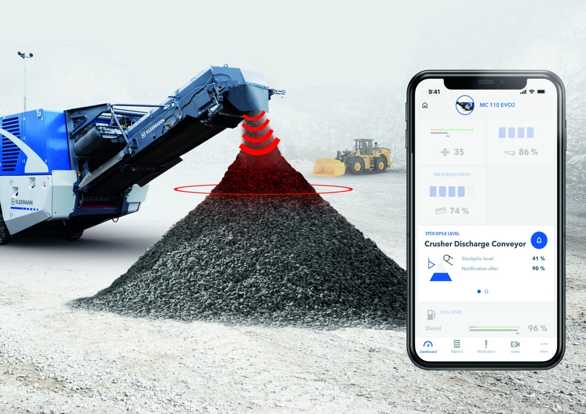 Kleemann: Spective Connect extended by stockpile monitoring function