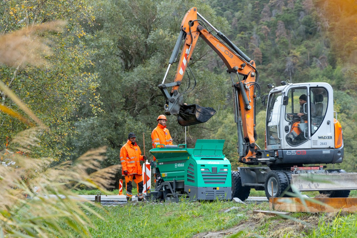 Una finitrice Vögele MINI 500 per l’impresa Pius Schmid