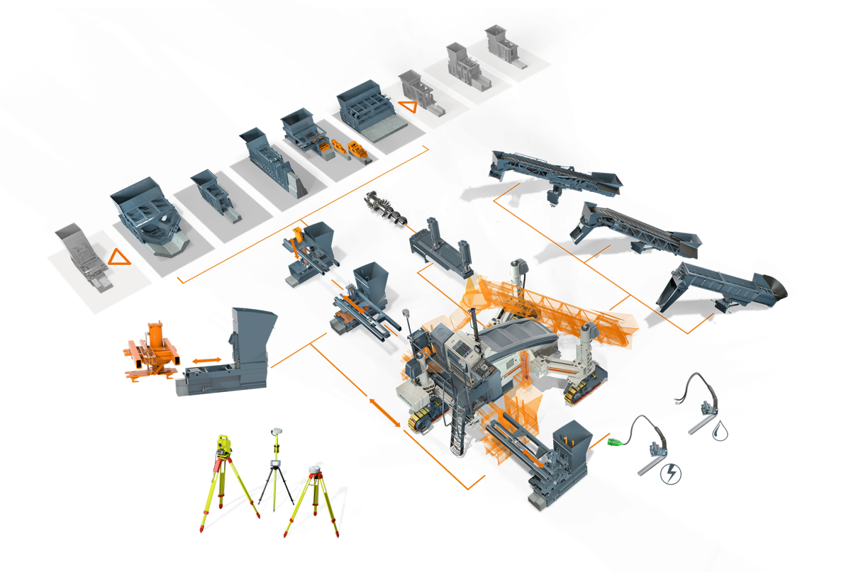 Wirtgen: Key technology – offset concrete paving