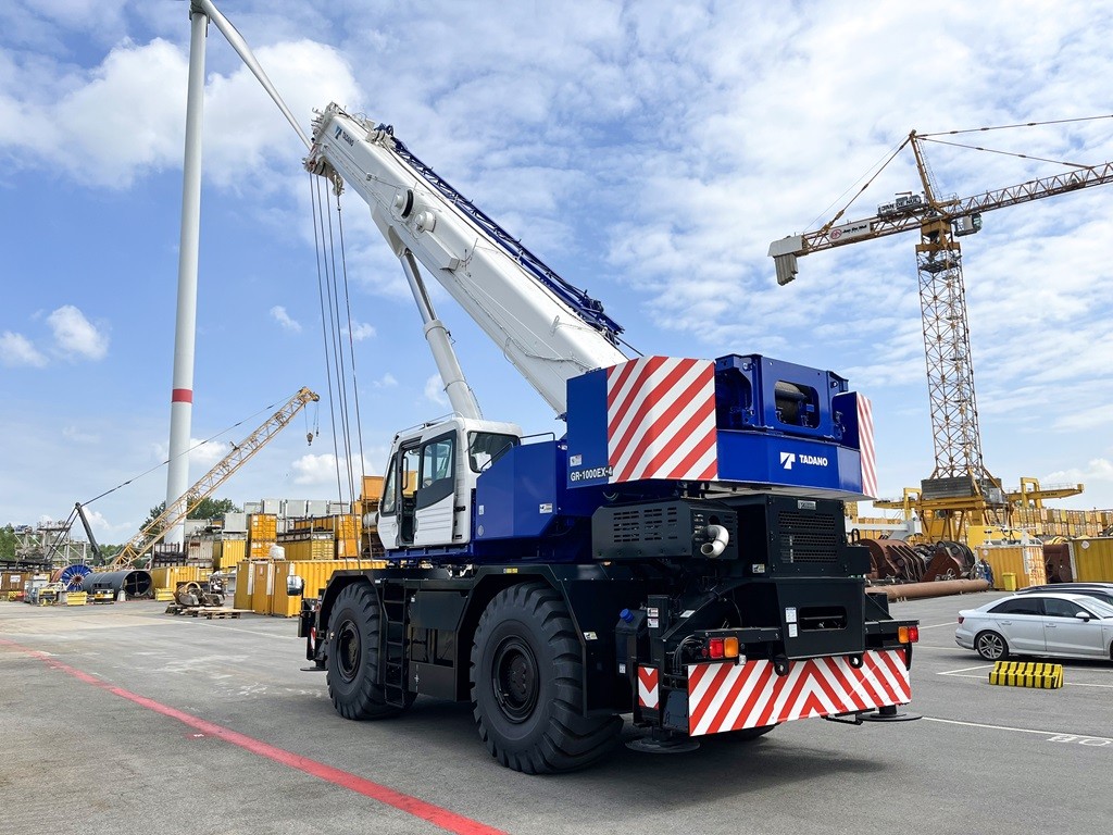 Jan De Nul purchases two Tadano GR-1000EX-4 rough terrain cranes