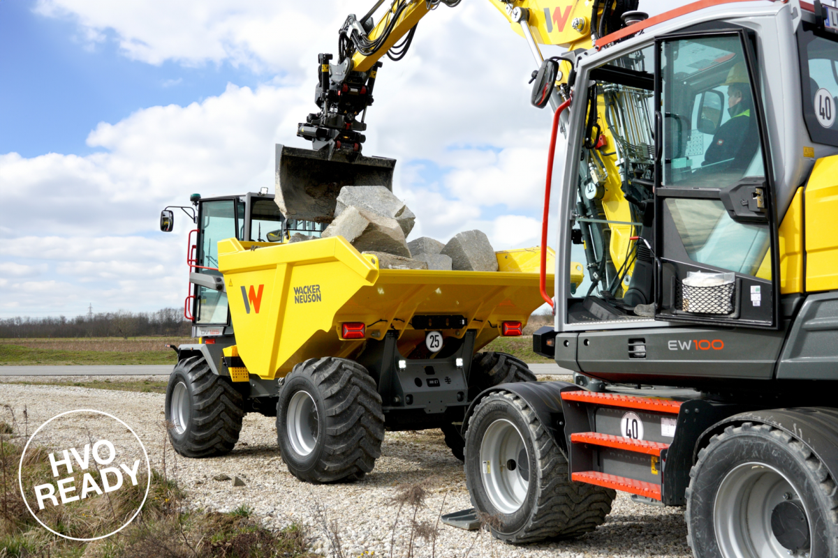 Wacker Neuson presenta l'HVO come carburante alternativo