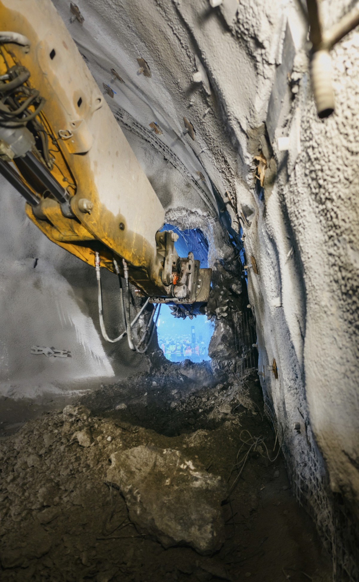 Frese a tamburo trasversali Erkat per il tunnel di Semmering