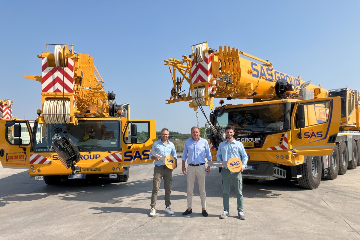 S.A.S. Group espande la sua flotta di autogrù Liebherr