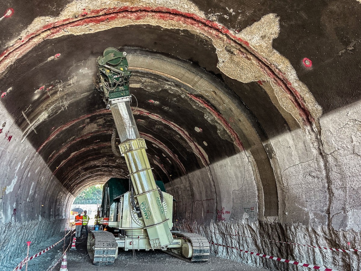 Simex: asportazione controllata in galleria