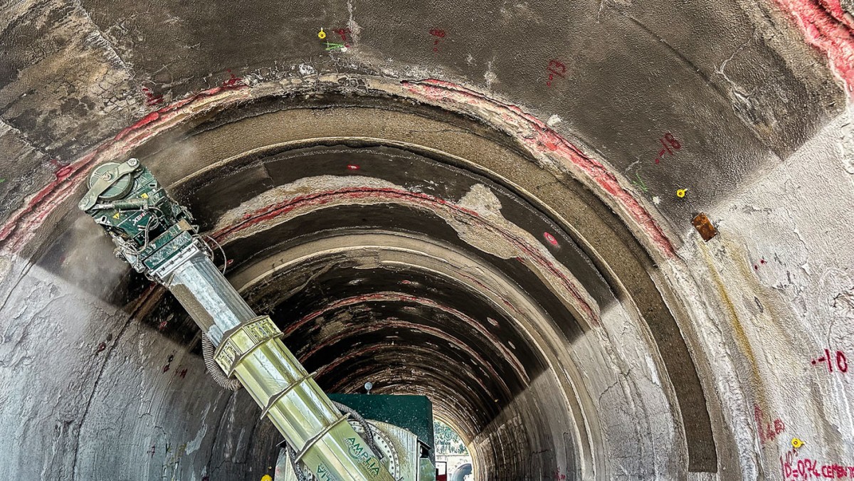 Simex: asportazione controllata in galleria