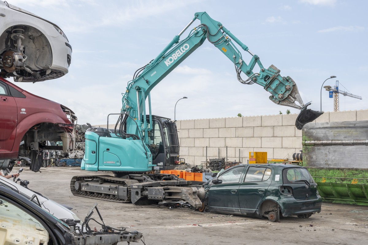 Kobelco presenta le sue ultime innovazioni per il riciclaggio