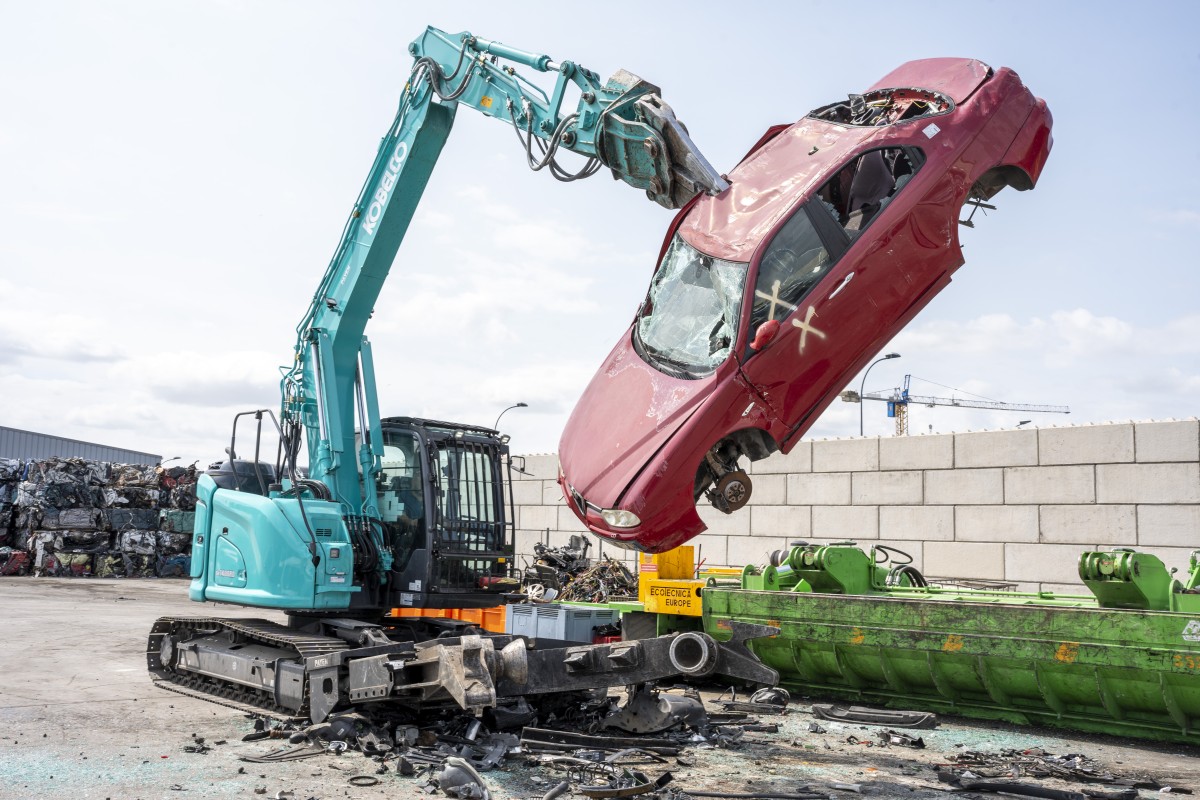 Kobelco presenta le sue ultime innovazioni per il riciclaggio