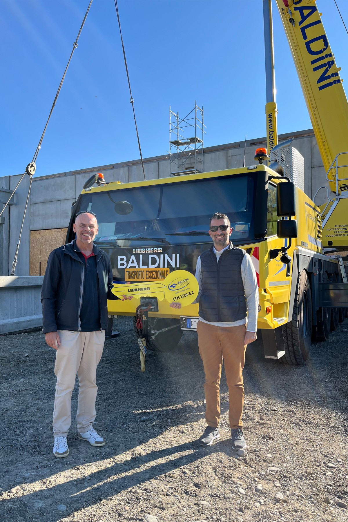 Un'altra autogrù Liebherr LTM 1110-5.2 per Baldini Group