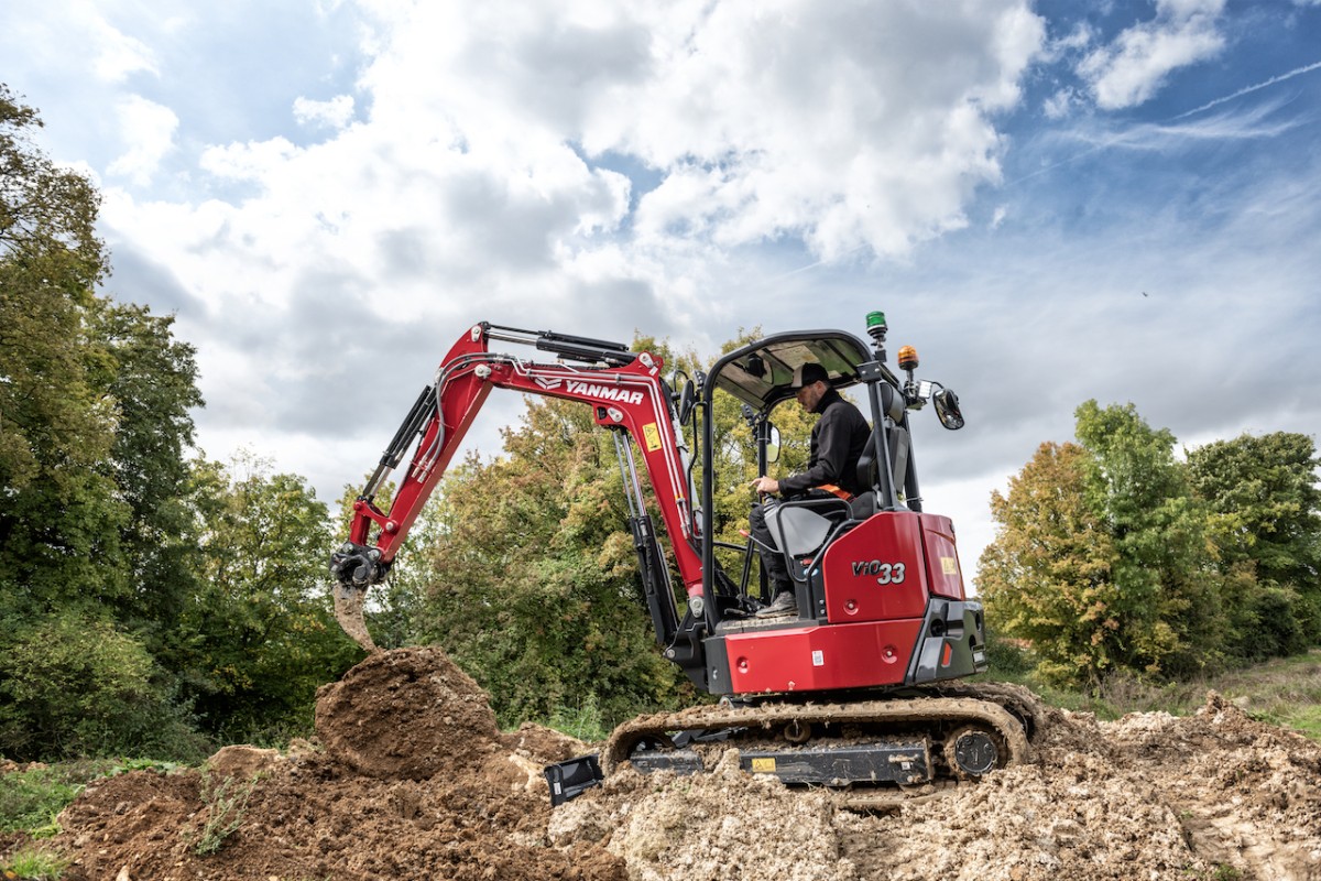 Yanmar lancia i miniescavatori ViO33-7 e ViO38-7