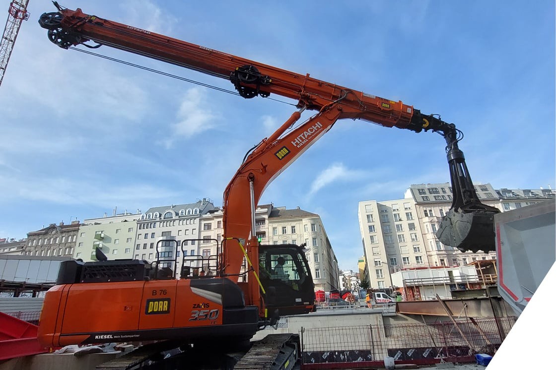 Hitachi ZX350LC-7 CTA is ideal for Austrian infrastructure project