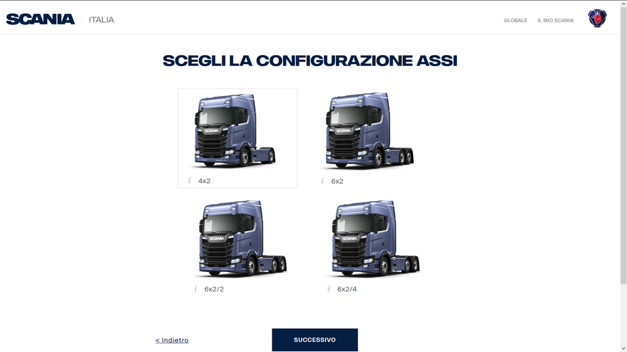 Il nuovo Scania Configurator

