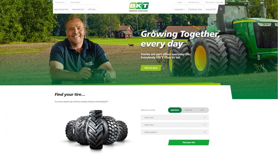 Nuovo sito web per BKT