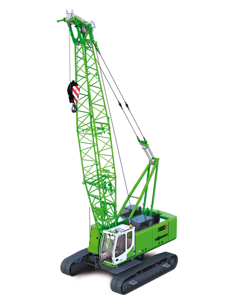 The new Sennebogen 1100 E crawler crane
