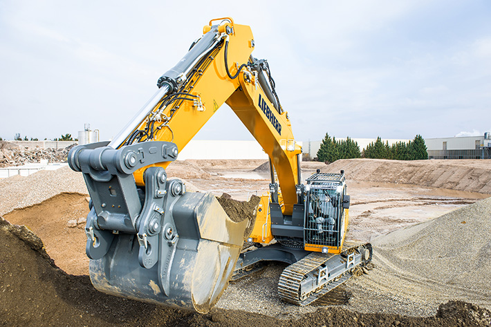 The Liebherr R 946 crawler excavator 
