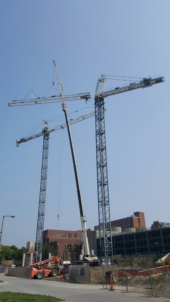 All terrain crane helps tri-state win unique stadium job
