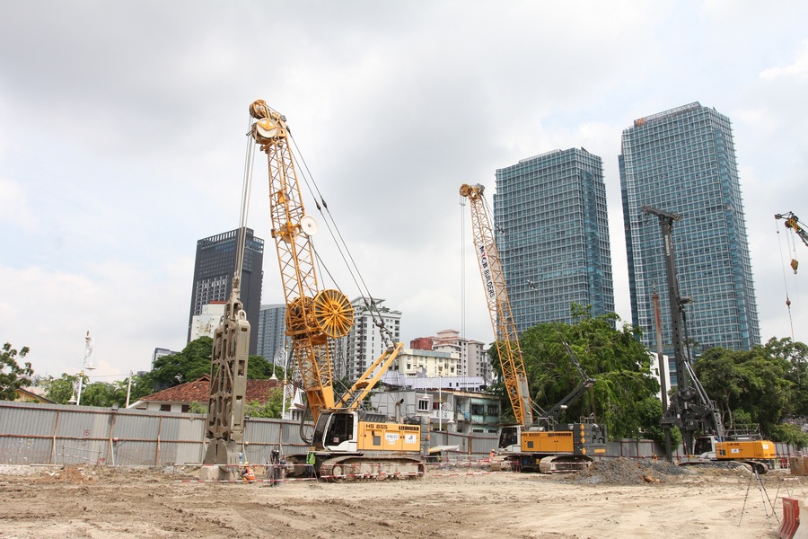 Liebherr for the Kuala Lumpur project
