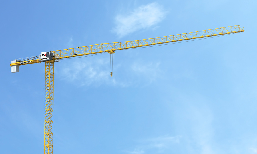 Working range of the Liebherr 172 EC-B 8 Litronic flat-top crane increased