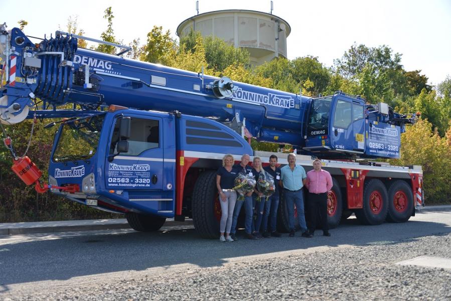 All the Way to the Top: new Demag AC 160-5 All Terrain crane for Könning Autokrane