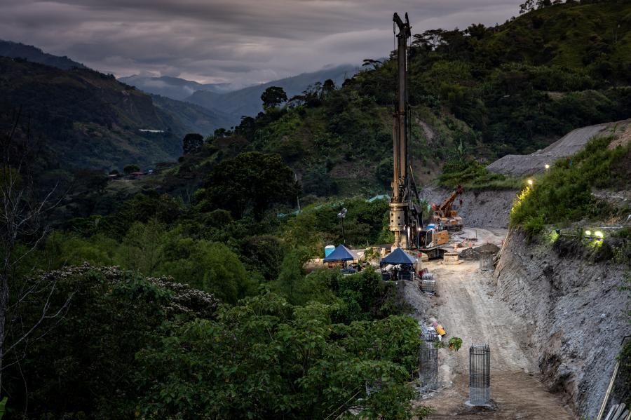In Awe of the Volcano: drilling in the Shadow of the Nevado del Tolima
