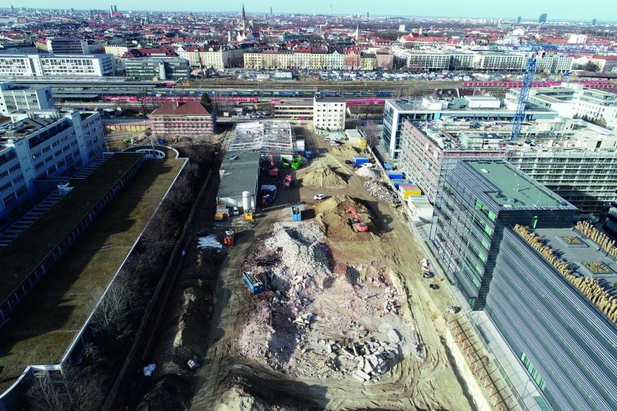 Bauer Umwelt remediates industrial area for new work-life district
in Munich
