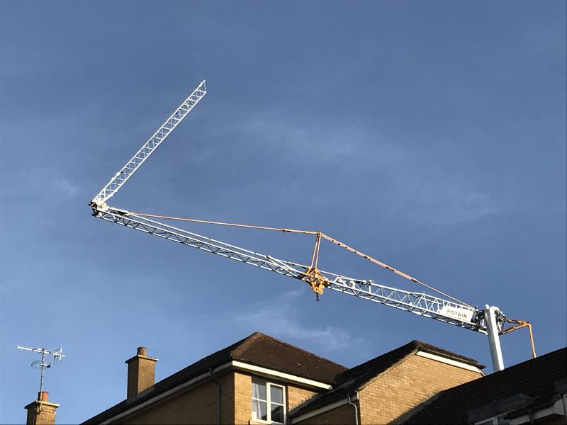 Sparrow Crane Hire responds to increase in restricted urban job sites with Potain Hup 40-30 purchase