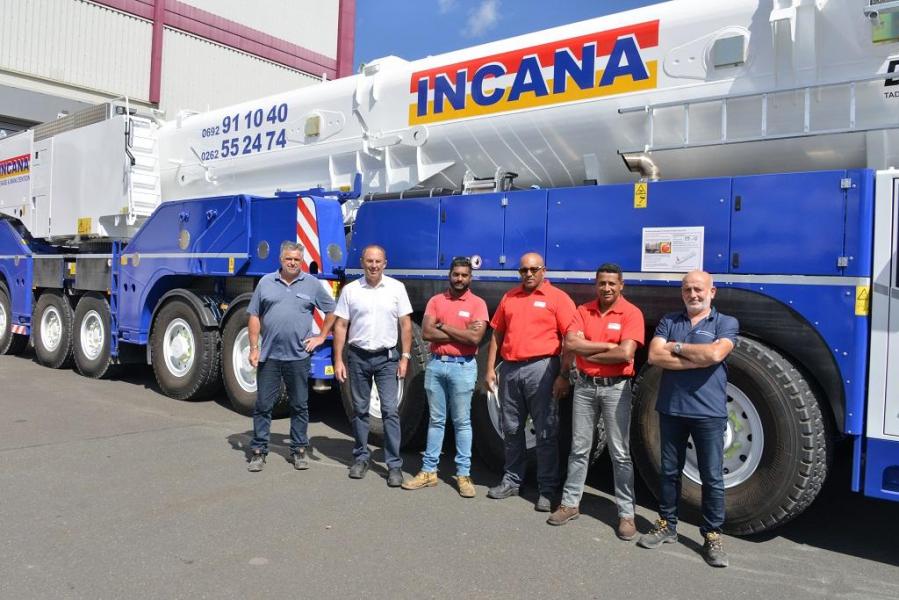 With a new Demag AC 500-8, INCANA puts the largest crane in Réunion into operation