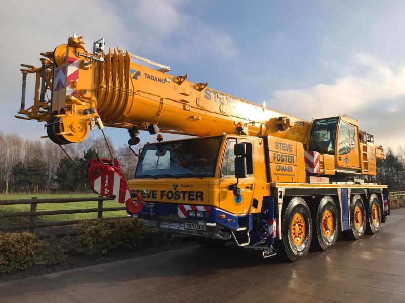 Steve Foster Cranes takes delivery of Tadano ATF-220-5.1 and ATF 100G-4 all-terrain cranes
